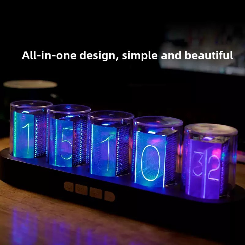 Office Tech Set Up - Horloge numérique à tubes Nixie LED