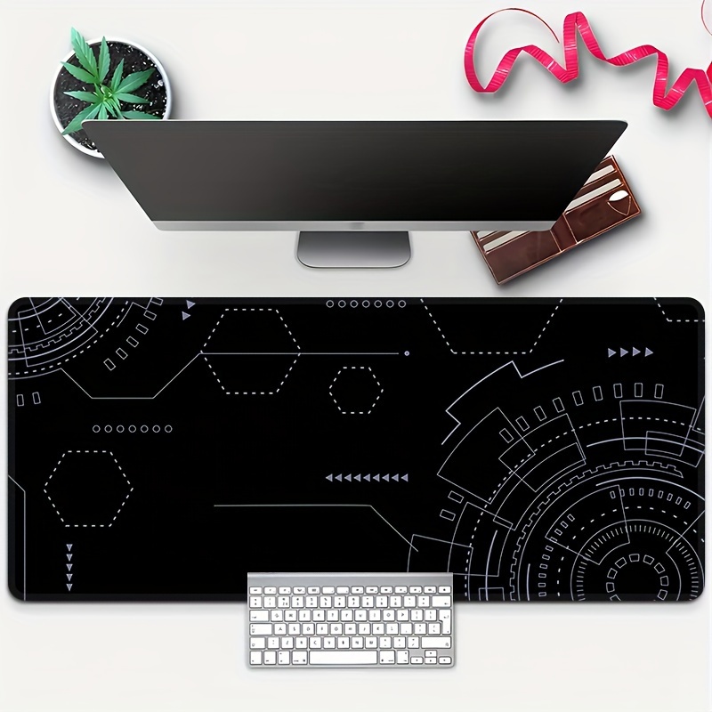 Office Tech Set Up - Tapis de bureau étendu Tech Circuit