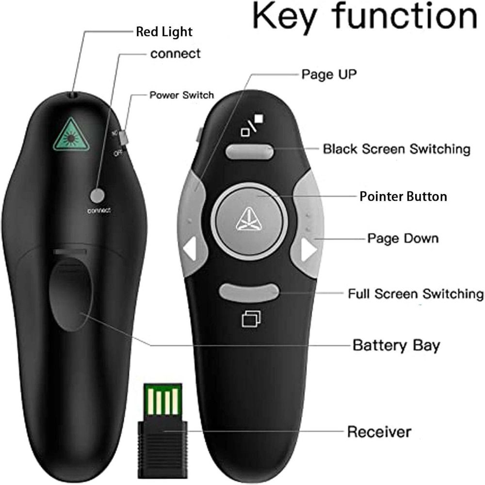 Contrôle USB Powerpoint présen - Presentation Remote Laser avis et prix