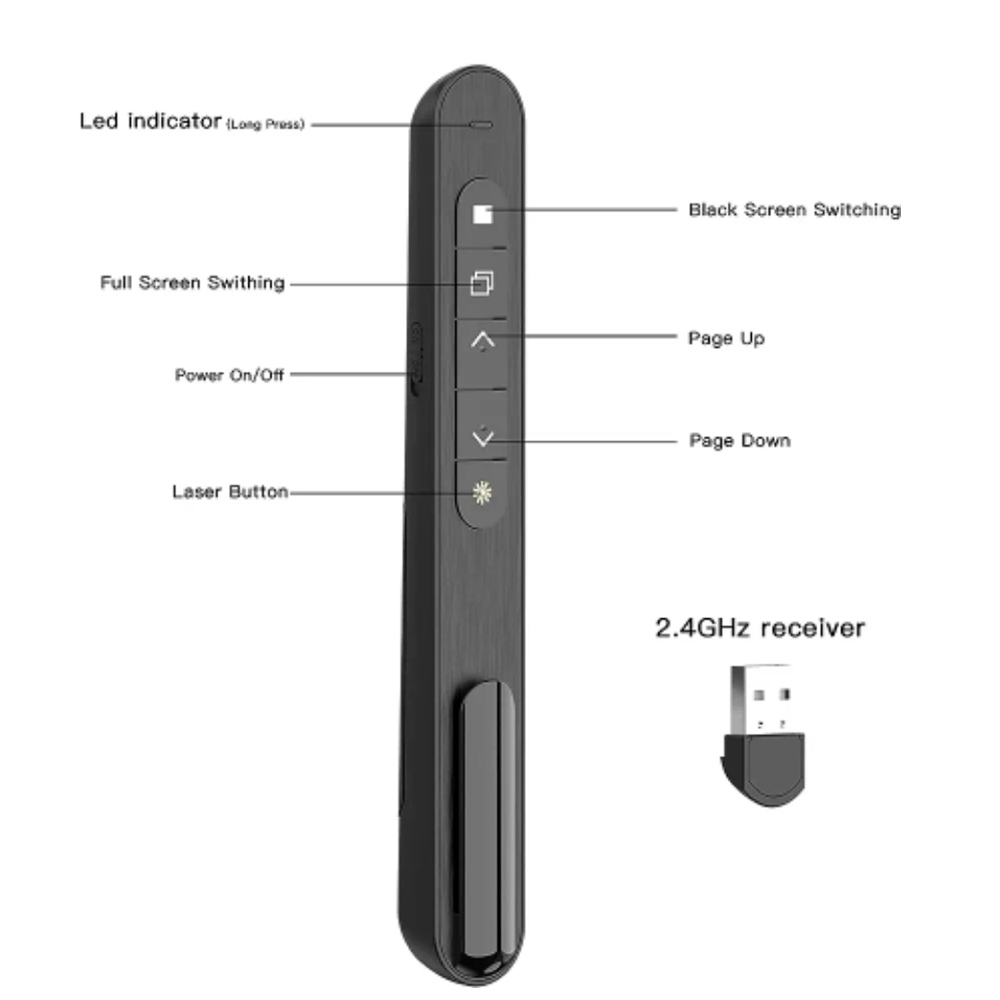 Présentateur sans fil stylo to - Presentation Remote Laser avis et prix