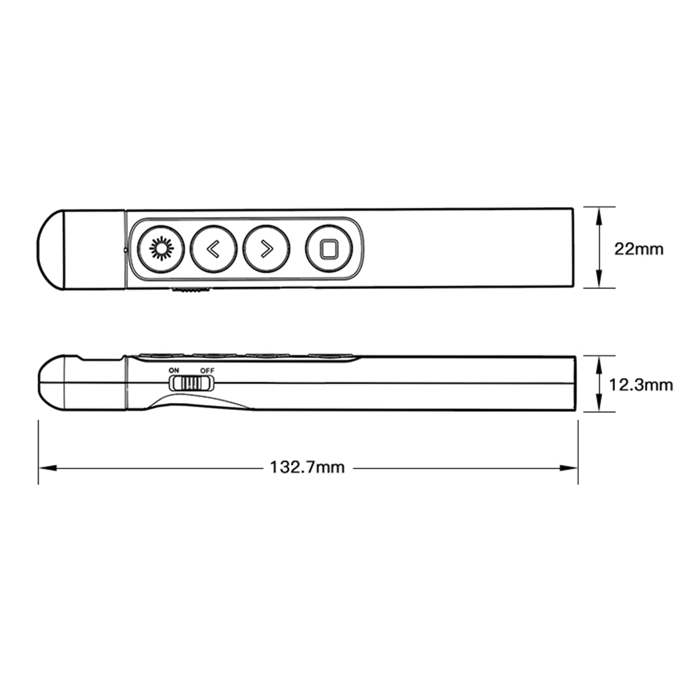 Pointeur de présentation Laser - Presentation Remote Laser avis et prix